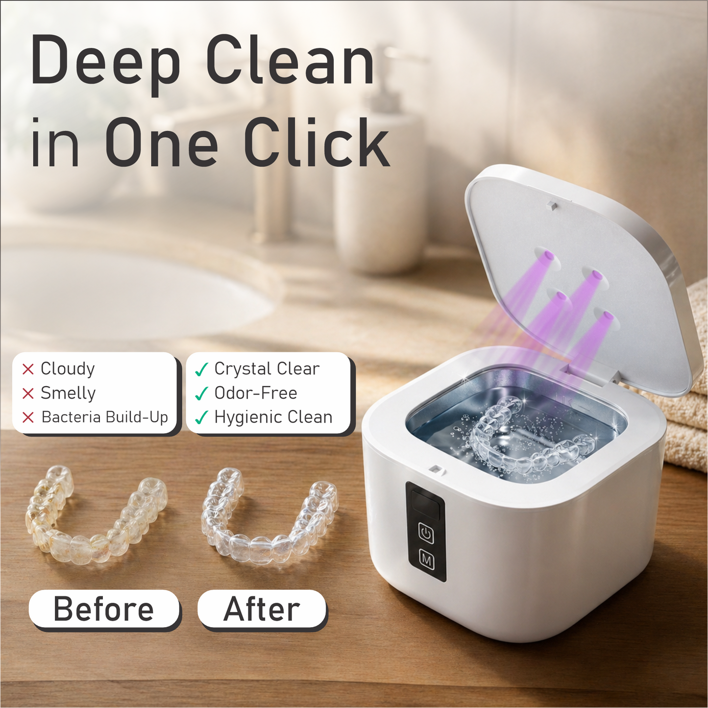 ShinePod Ultrasonic & UV Cleaner